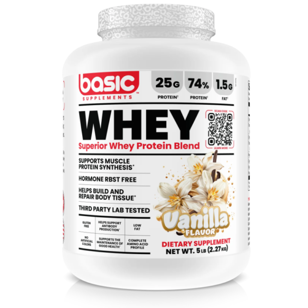 BASIC SUPPLEMENTS WHEY 5LBS VANILLA